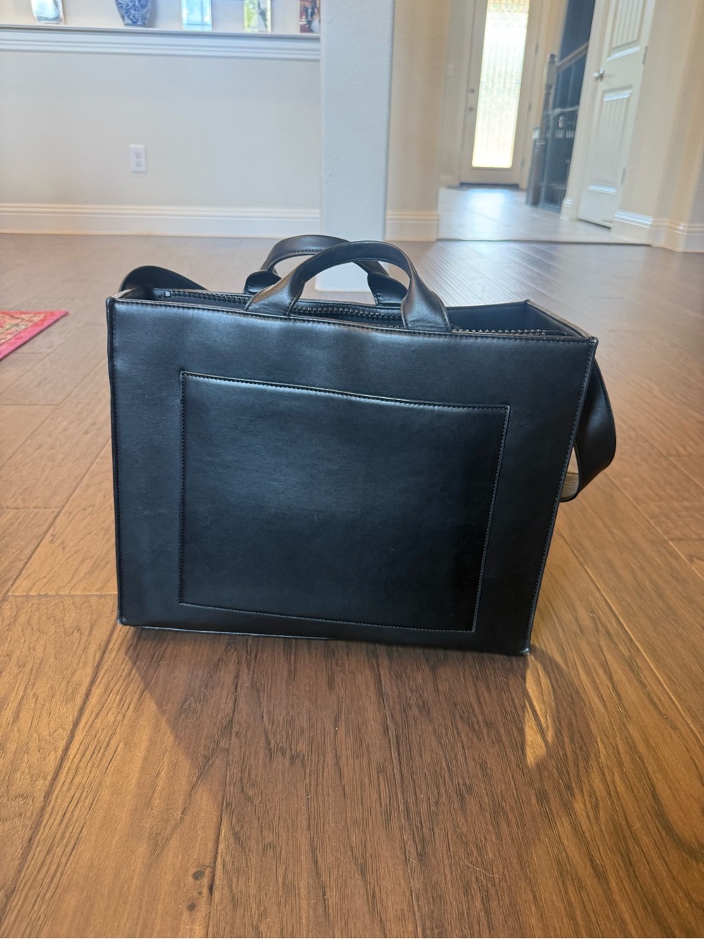 Dagne Dover Onyx Black Structured Tote